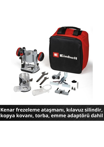 Professional Akülü Dik & Kenar Freze Seti TP-RO 18 Set Li BL-Solo Power X-Change (18 V, Kömürsüz, Hassas Freze Derinliği Ayarı, Aksesuar ve Çanta Dahil, Akü Dahil Değildir) - 4350410