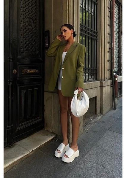 Agnes Blazer Keten Ceket 6105 fırsatları