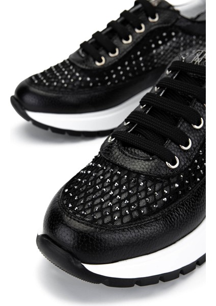 Kadın Deri/tekstil Siyah Sneakers & Spor Ayakkabı 775 482 Bn Ayk Y25 Sıyah