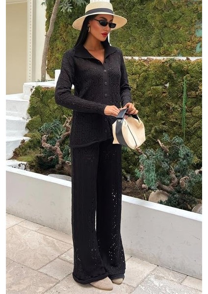 Odette Ajurlu Triko Pantolon Takım 9934