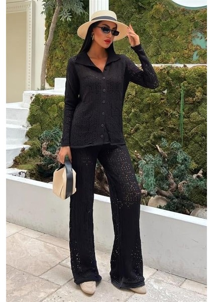 Odette Ajurlu Triko Pantolon Takım 9934
