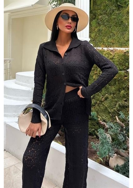Odette Ajurlu Triko Pantolon Takım 9934