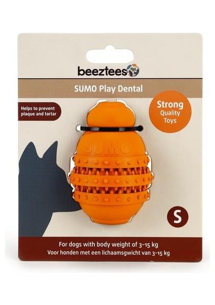 Beeztees Sumo Dayanıklı Dental Oyuncak S Turuncu