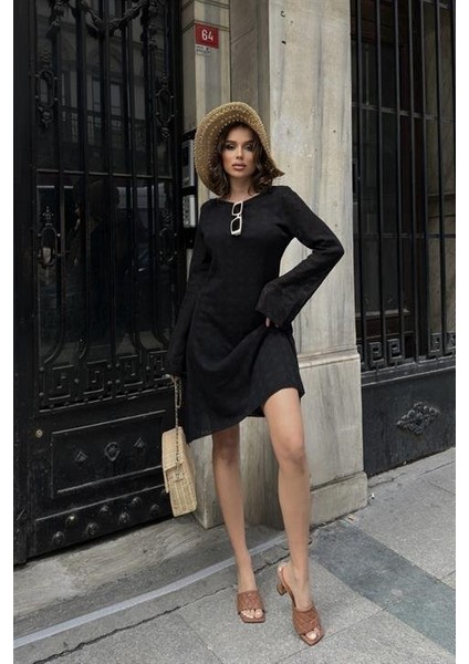 Chloe Ajurlu Sırt Dekolte Elbise 2760