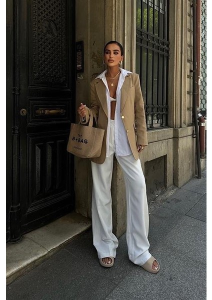Agnes Blazer Keten Ceket 6105 fiyatları