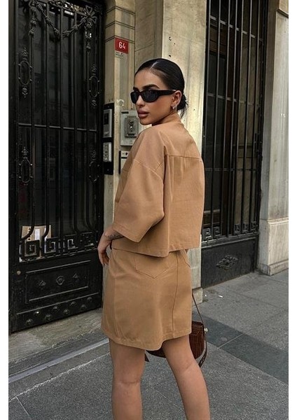 Naomi Gabardin Etek Takım 9740-08 modelleri