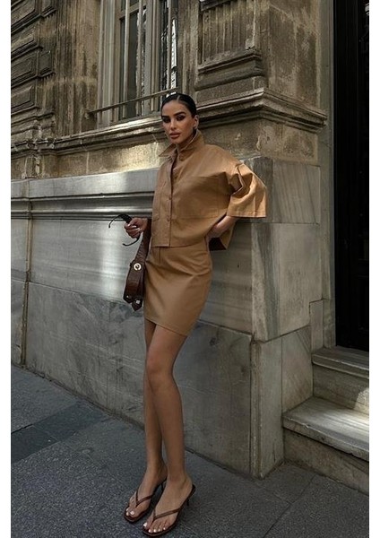 Naomi Gabardin Etek Takım 9740-08 fırsatları