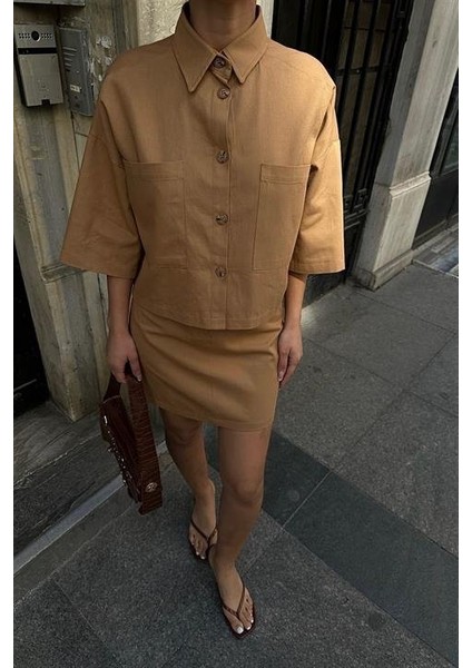 Naomi Gabardin Etek Takım 9740-08