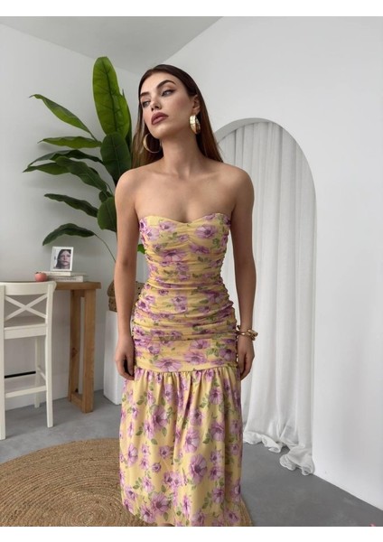 Talia Straplez Elbise