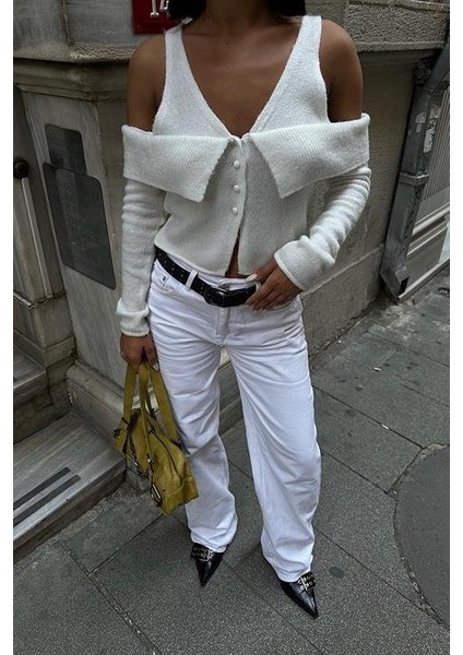 Cynthia Cut Out Triko Hırka 5116-23