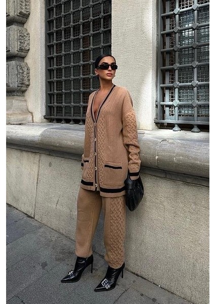 Lunadel Triko Hırka Pantolon Takım 9974 fırsatları