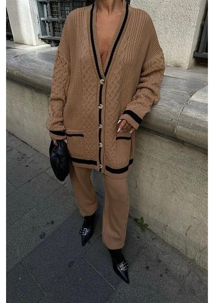 Lunadel Triko Hırka Pantolon Takım 9974 indirimleri