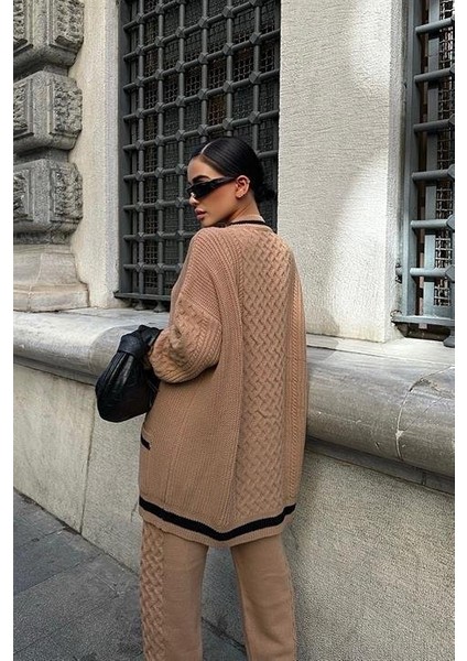 Lunadel Triko Hırka Pantolon Takım 9974