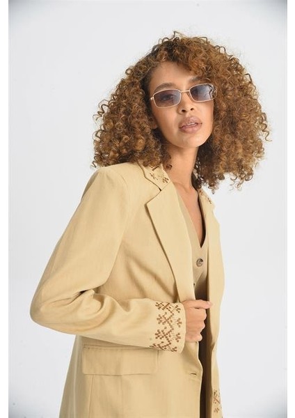 Leomie Nakışlı Blazer Ceket 6106 fiyatları