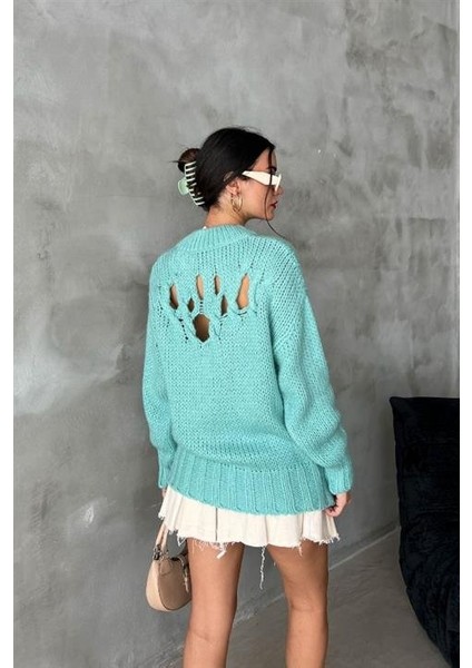 Midred Cut Out Triko Kazak 1200-09 indirimleri