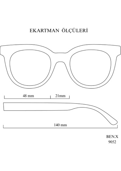 9052 C33 Unisex Polarize Güneş Gözlüğü