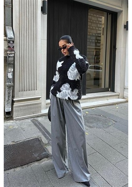 Desenli Şardonlu Kazak 1357 indirimleri