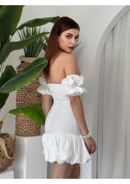 Peyda Straplez Elbise