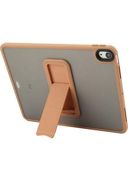 Apple iPad Air 11 Inc M2 (2024) Uyumlu Yatay Stand Olabilen Antishock Köşe ve Kamera Korumalı Arka Yüzeyi Mat Threxi Kılıf A2902 A2903 modelleri