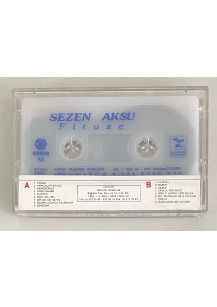 Sezen Aksu Firuze Kaset (Orjnal Dönem Baskı Cd)