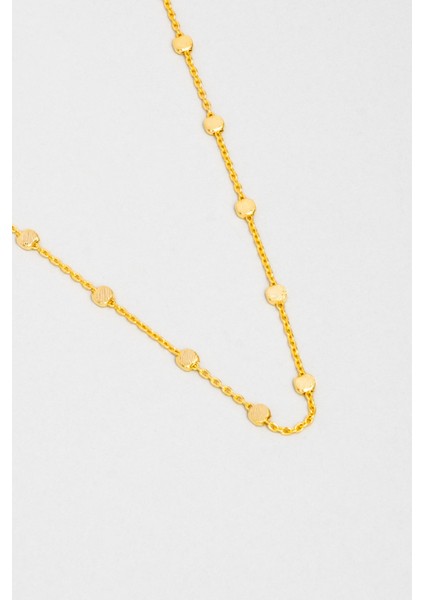 Italyan Tasarım 18 Ayar Sarı Altın Kaplama Gümüş Zincir Kolye modelleri