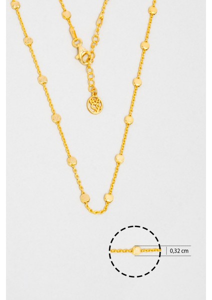 Italyan Tasarım 18 Ayar Sarı Altın Kaplama Gümüş Zincir Kolye fırsatları