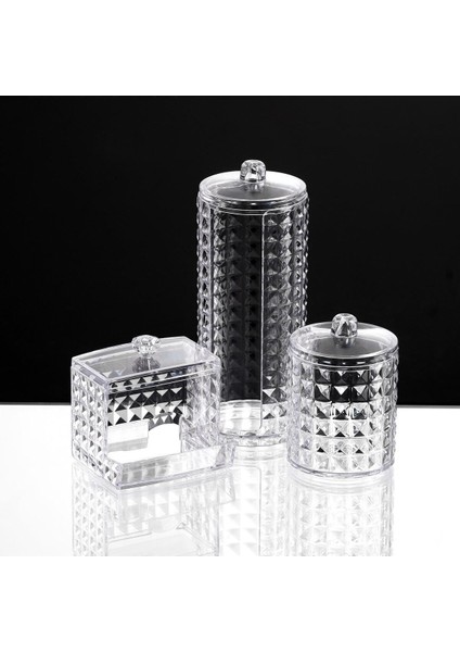 Gri Çok Amaçlı 3'lü Makyaj Organizer Seti CK1041