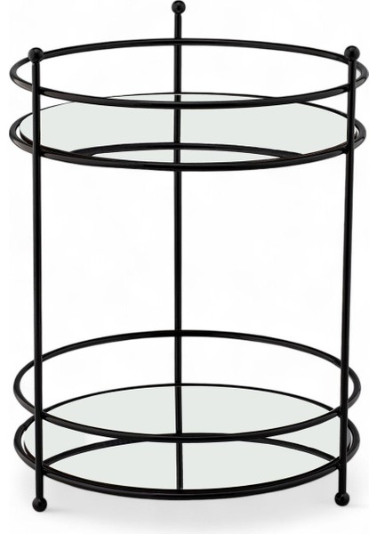 Iki Katlı Siyah Ayna ile Şık ve Pratik Makyaj Düzeni Organizeri fiyatları