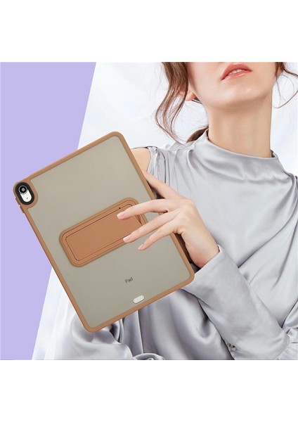 Apple iPad 11. Nesil (A16) 11 Inc Yatay Stand Olabilen Antishock Köşe ve Kamera Korumalı Arka Yüzeyi Mat Threxi Kılıf A3354 A3355