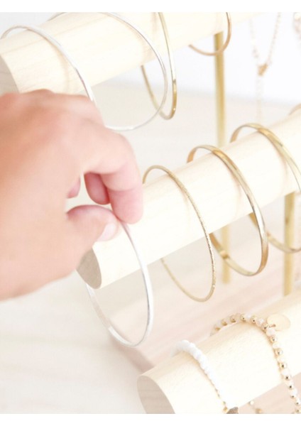 Ahşap Takı Organizeri Çoklu Askı Standı Dekoratif ve Düzenleyici modelleri