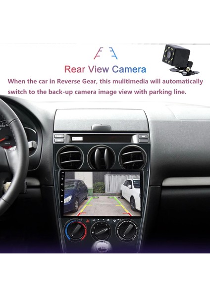 Mazda 6 2004-2007 Multimedya Carplay Ekran Seti 4 GB Ram 64 Hafızalı