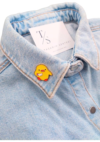 Rozet Metal Broş Bıçaklı Civciv Ördek Katil Sarı Civciv Yaka Okul Çanta Kıyafet Şapka Takı fiyatları