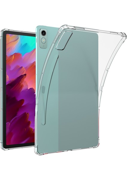 Lenovo Tab P12 Esnek Tpu Cep Telefonu Kılıfı Şeffaf Güçlendirilmiş Köşeler Arka Kılıf (Yurt Dışından)