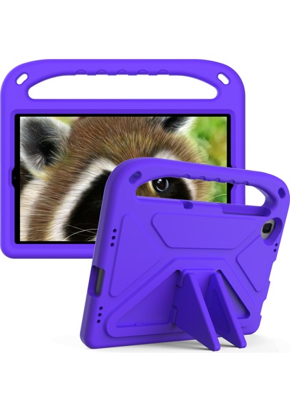 Xiaomi Mi Pad 4 Plus (10.1") Için Kickstandlı Sap Tasarımı Eva Tablet Kılıfı - Mor (Yurt Dışından)