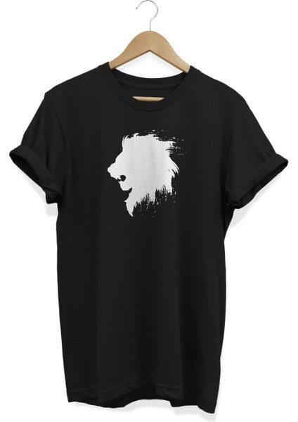 Aslan Baskılı T-Shirt