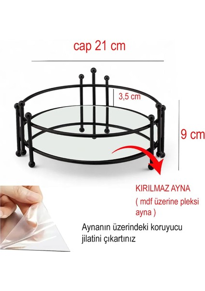 Şık ve Kullanışlı Küçük Aynalı Makyaj ve Takı Düzenleyici fırsatları