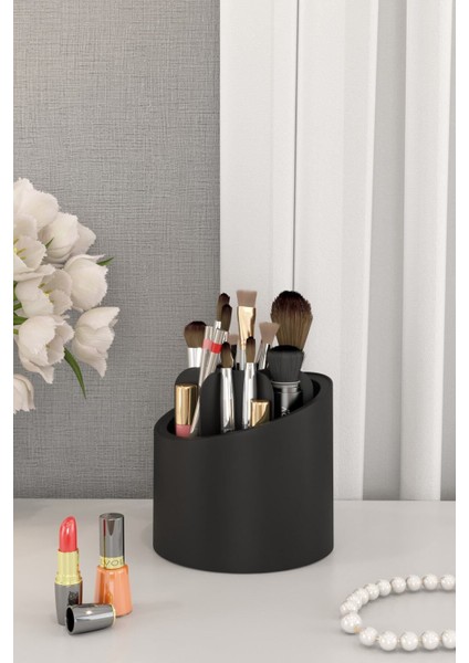 Şeffaf Hijyenik Makyaj ve Kozmetik Düzenleyici, Siyah Renkli, Şık ve Pratik Ürün modelleri