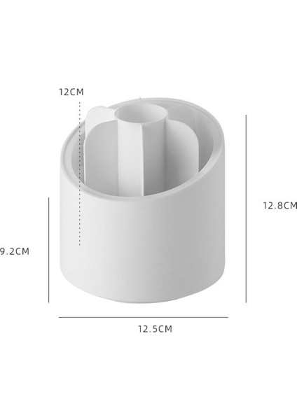 Şeffaf Hijyenik Makyaj ve Kozmetik Düzenleyici, Siyah Renkli, Şık ve Pratik Ürün