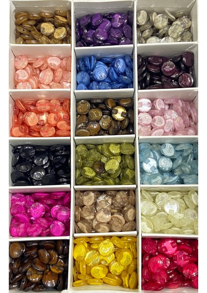 Bluz Düğmesi/ Simli Bluz Düğmesi / 1 cm / 10 Adet / 02727 / indirimleri