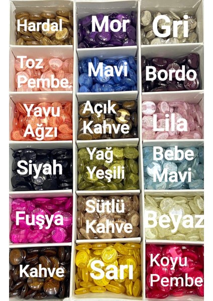 Bluz Düğmesi/ Simli Bluz Düğmesi / 1 cm / 10 Adet / 02727 /