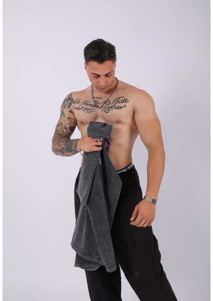 Unisex Özel Yıkamalı Positive Oversize T-Shirt indirimleri