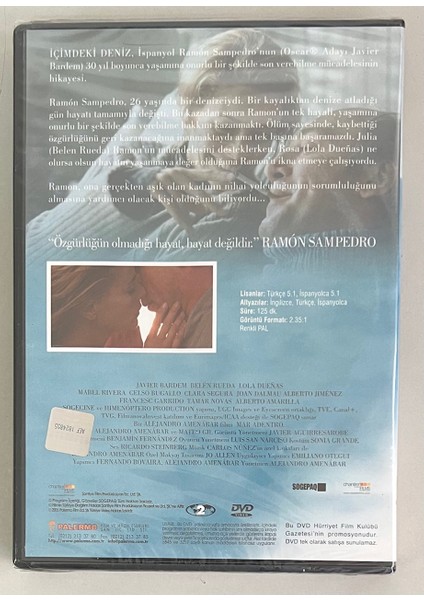 Içimizdeki Deniz DVD (Orjnal Dönem Baskı Dvd) fiyatları
