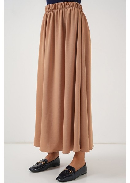 Uzun Ayrobin Etek 8050 - Camel