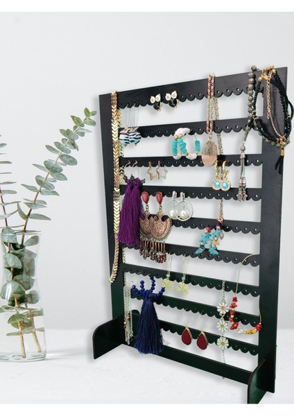 Gri Dekoratif Takı Askısı, Şık ve Kullanışlı Aksesuar Organizer Standı fırsatları