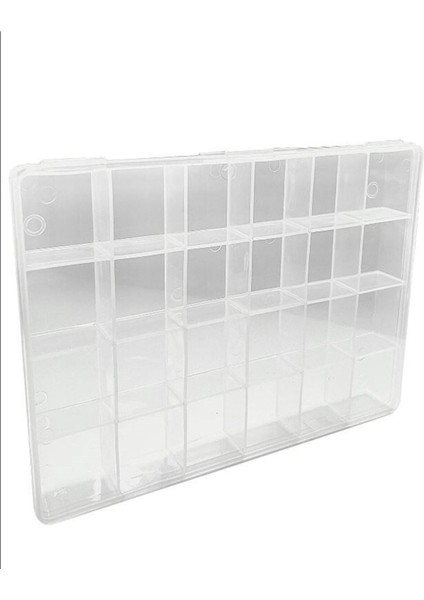 24 Bölmeli Takı Kutusu, Organizer, Düzenleyici, 25,50,19 cm modelleri