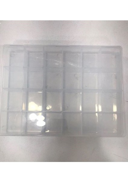 24 Bölmeli Takı Kutusu, Organizer, Düzenleyici, 25,50,19 cm indirimleri