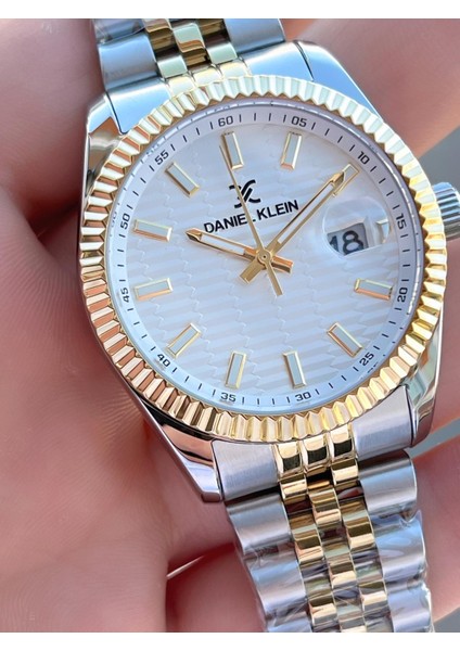 Takvimli Kadran Rolex Kasa 30 mt Suya Dayanıklı 2 Yıl Garantili Erkek Kol Saati FG.DK13985.7