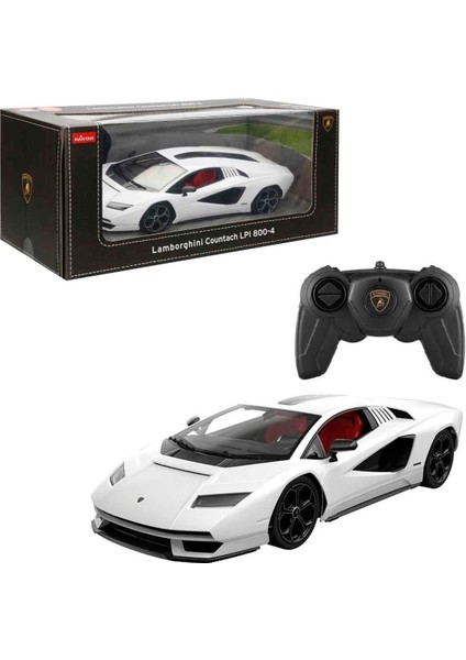 1:16 Lamborghini Countach Lpı 800-4 Uzaktan Kumandalı Araba 23087 Beyaz