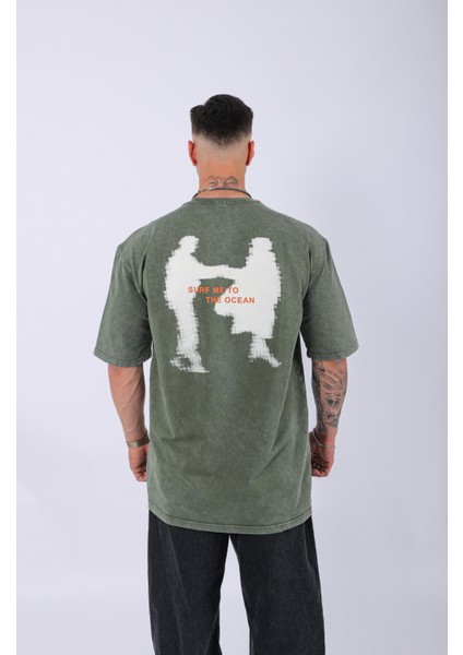 Unisex Özel Tasarım Yıkamalı Oversize T-Shirt fiyatları