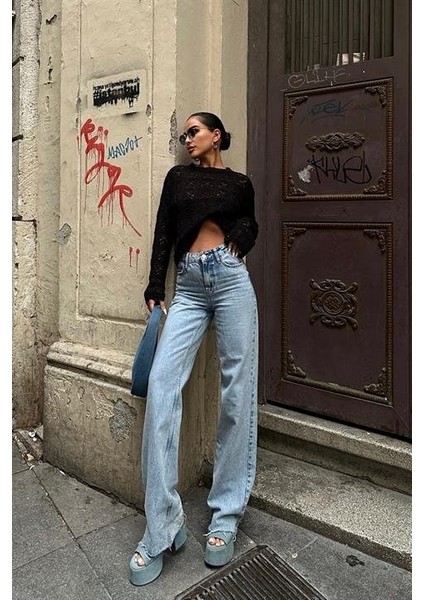 Cailey Kroşebisiklet Yaka Kazak 1298-25 indirimleri